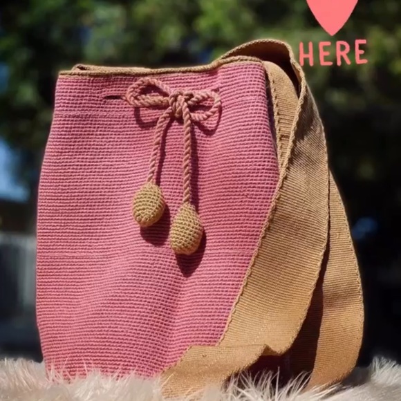 Multicolor shiny bag handmade using a unique technique and a special thread . - Picture 1 of 1